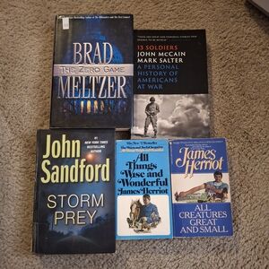 Collection of Five Books by Various Authors